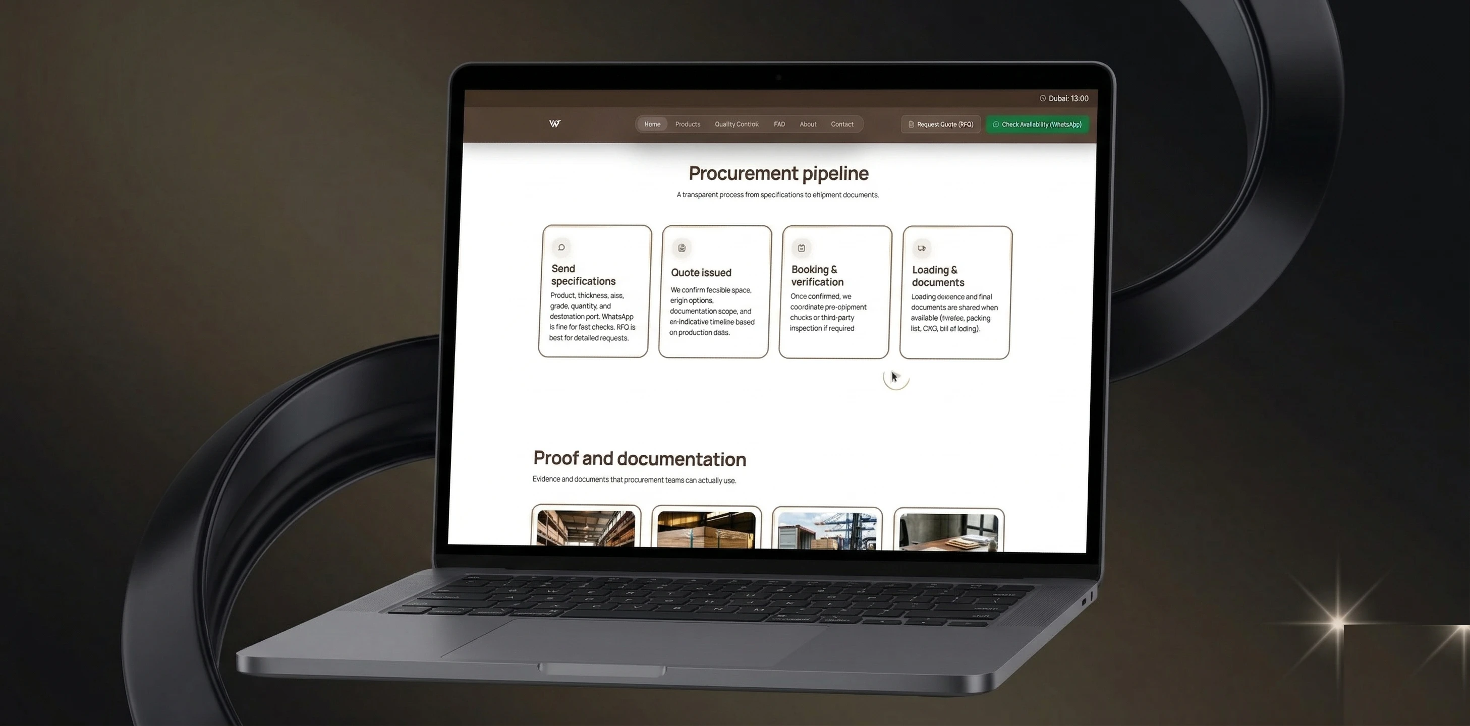 Timber trading website challenge overview