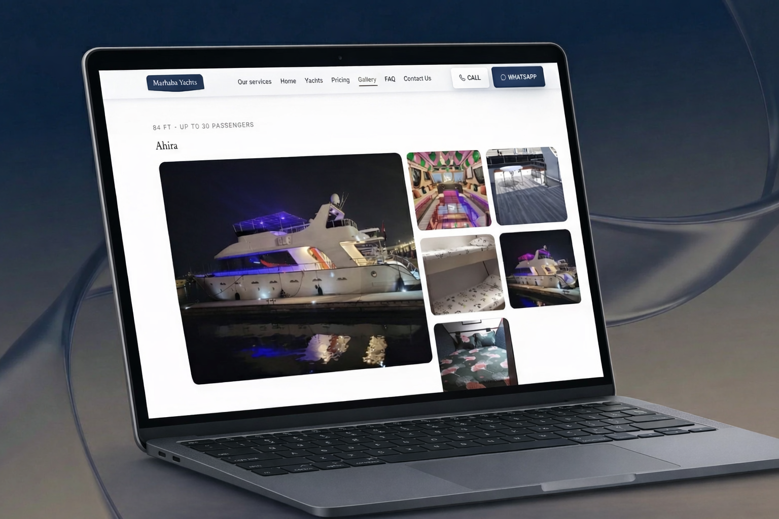 Yacht rental website solution approach overview